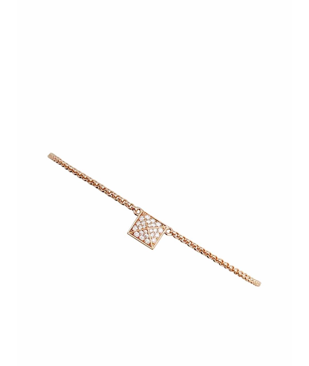 HERMES Золотой браслет из розового золота, фото 1