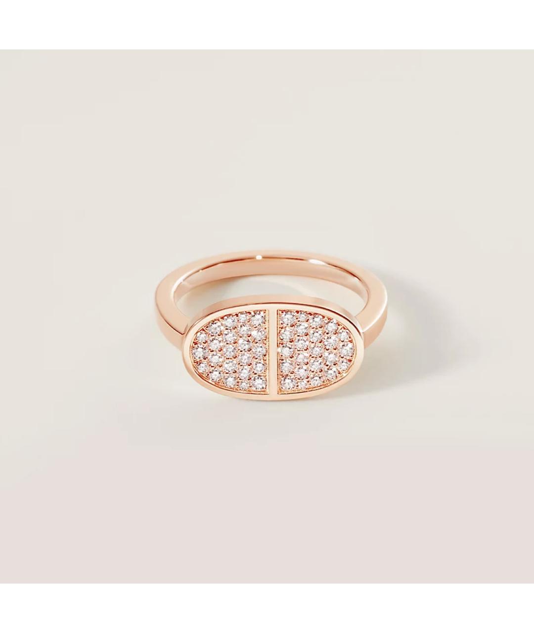 HERMES Золотое кольцо из розового золота, фото 8