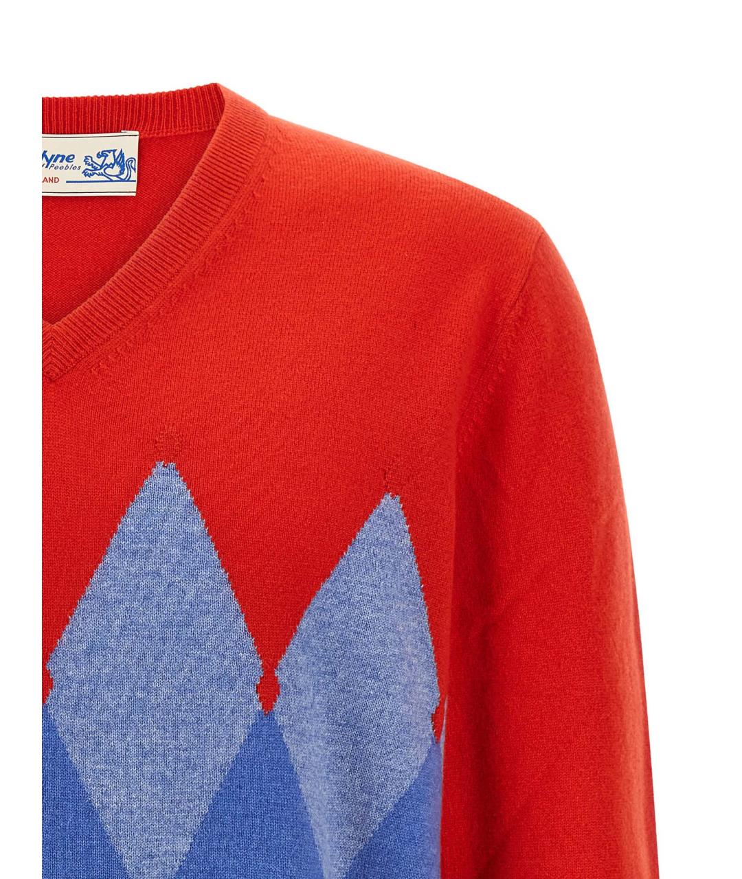 BALLANTYNE Красный кашемировый джемпер / свитер, фото 3