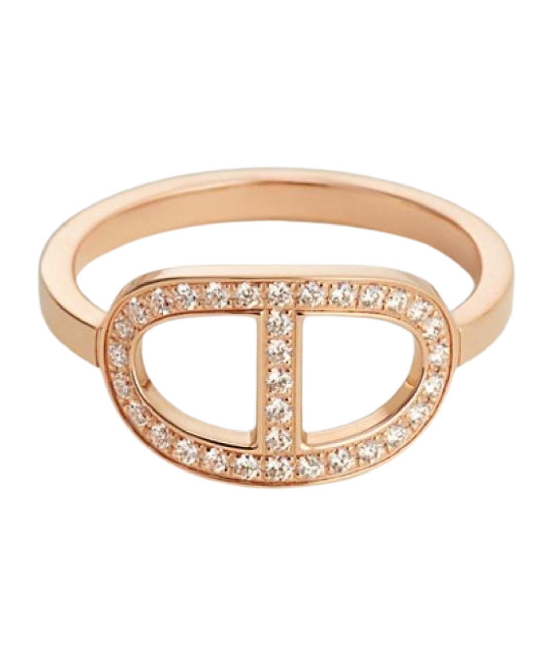 HERMES Золотое кольцо из розового золота, фото 1