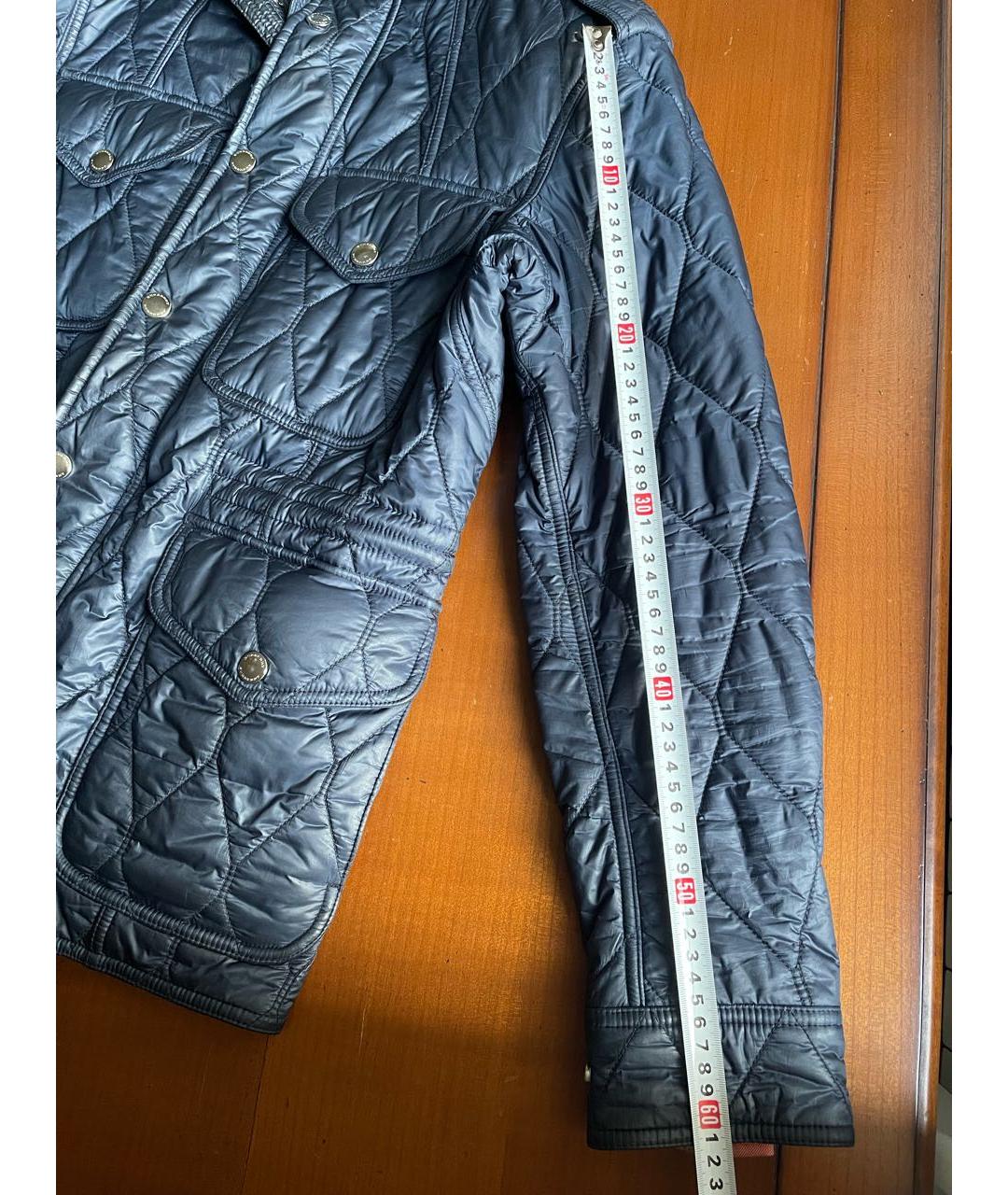 BURBERRY BRIT Темно-синяя полиэстеровая куртка, фото 6