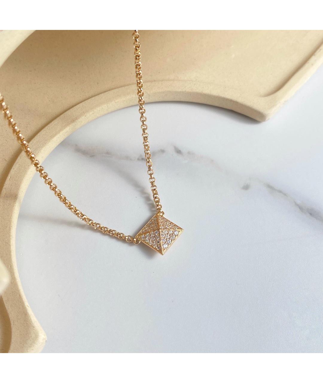HERMES Золотое колье из розового золота, фото 3