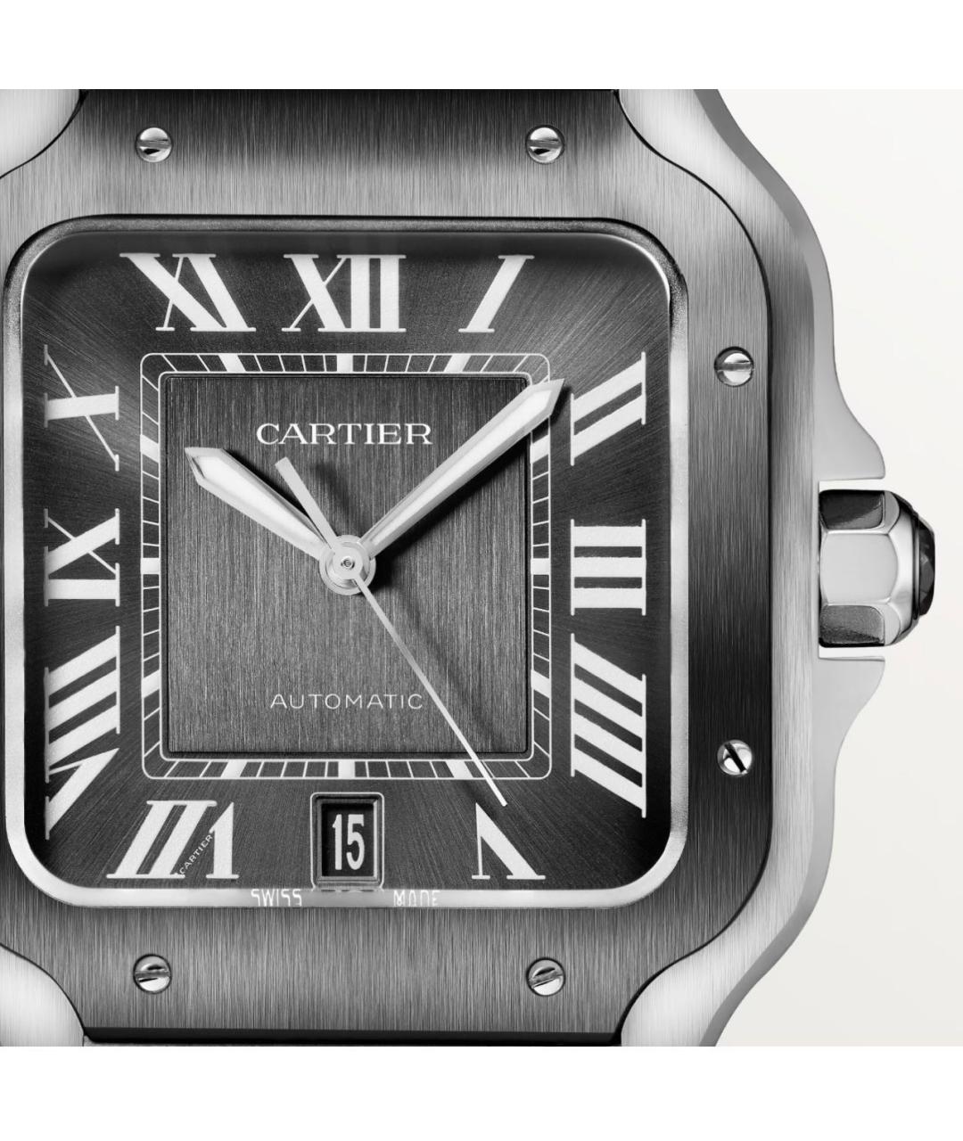 CARTIER Серебряные часы, фото 8
