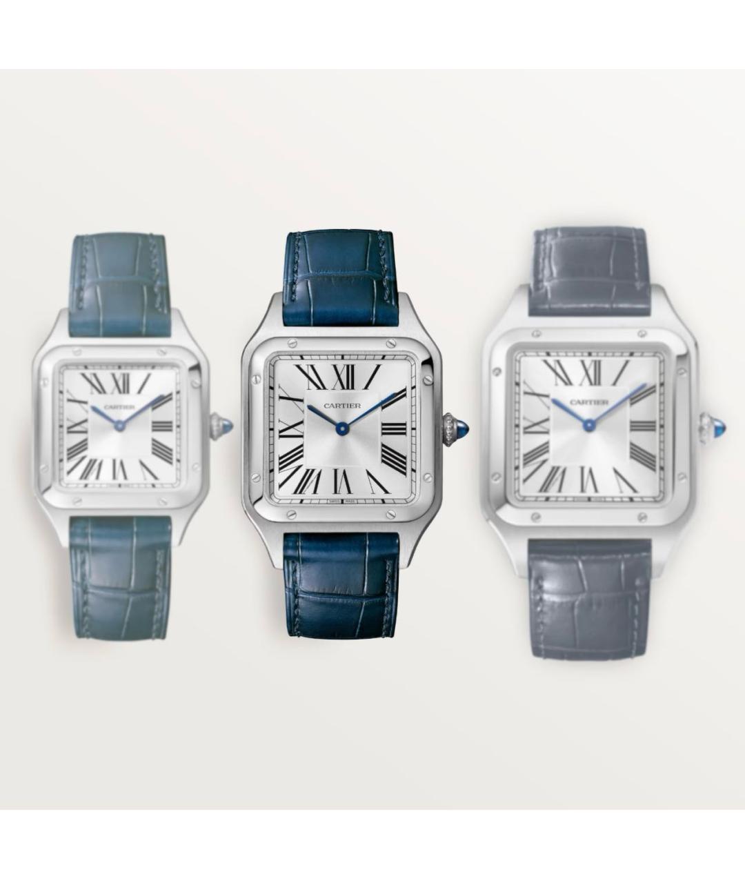 CARTIER Темно-синие часы, фото 4