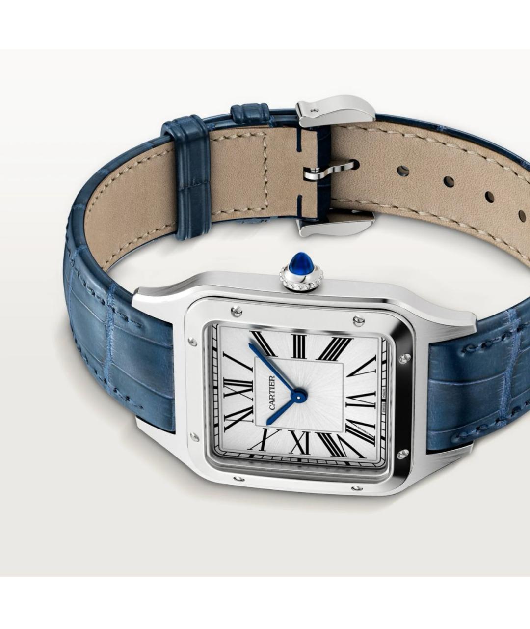 CARTIER Темно-синие часы, фото 5
