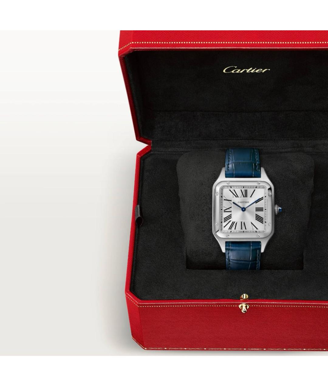 CARTIER Темно-синие часы, фото 7