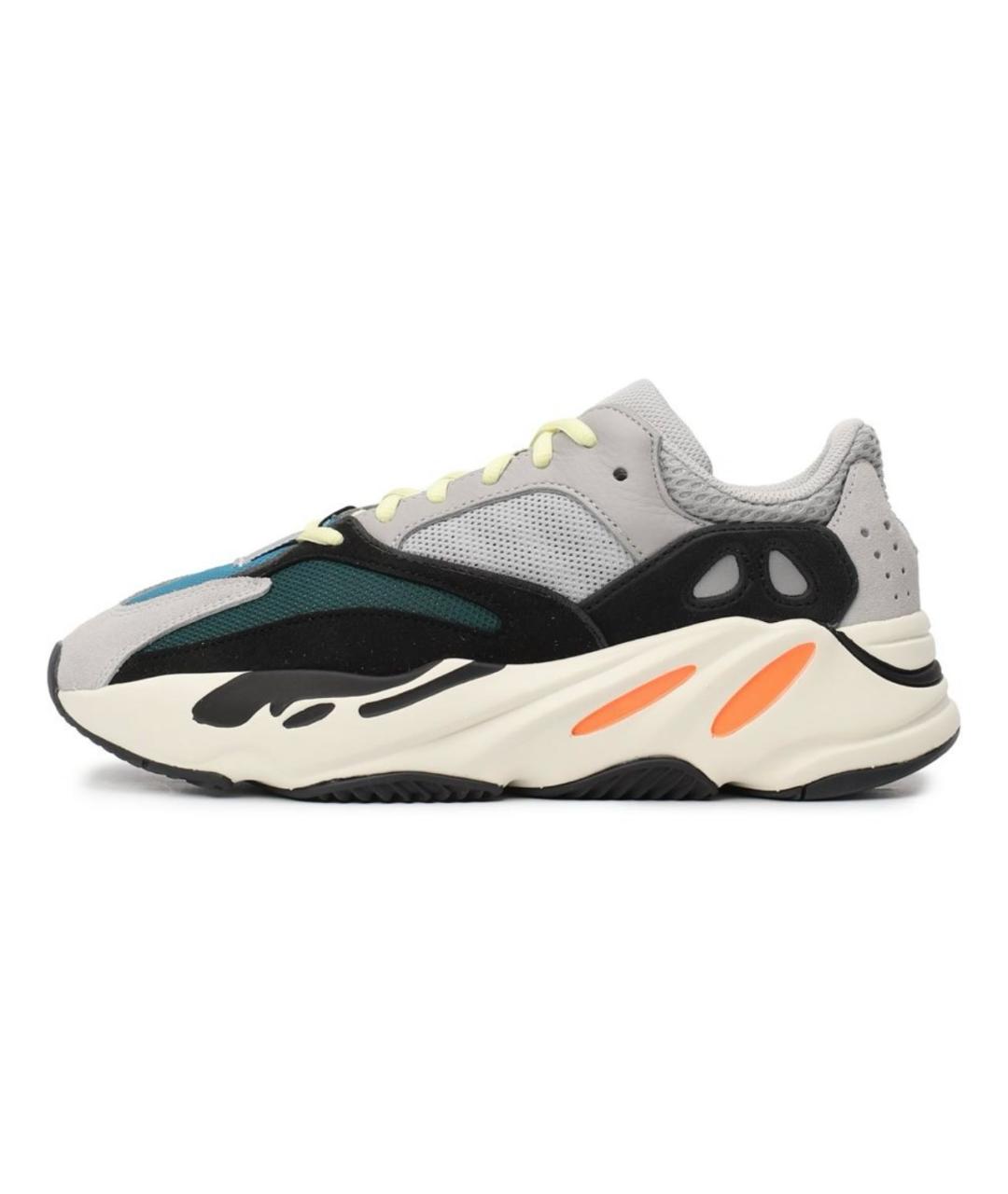 ADIDAS YEEZY Серые низкие кроссовки / кеды, фото 2