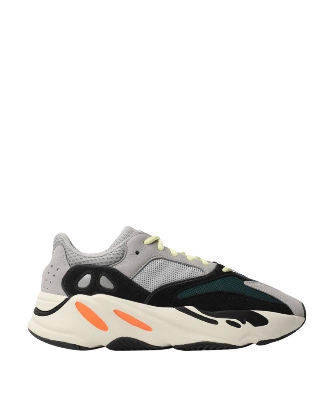 ADIDAS YEEZY Серые низкие кроссовки / кеды, фото 1