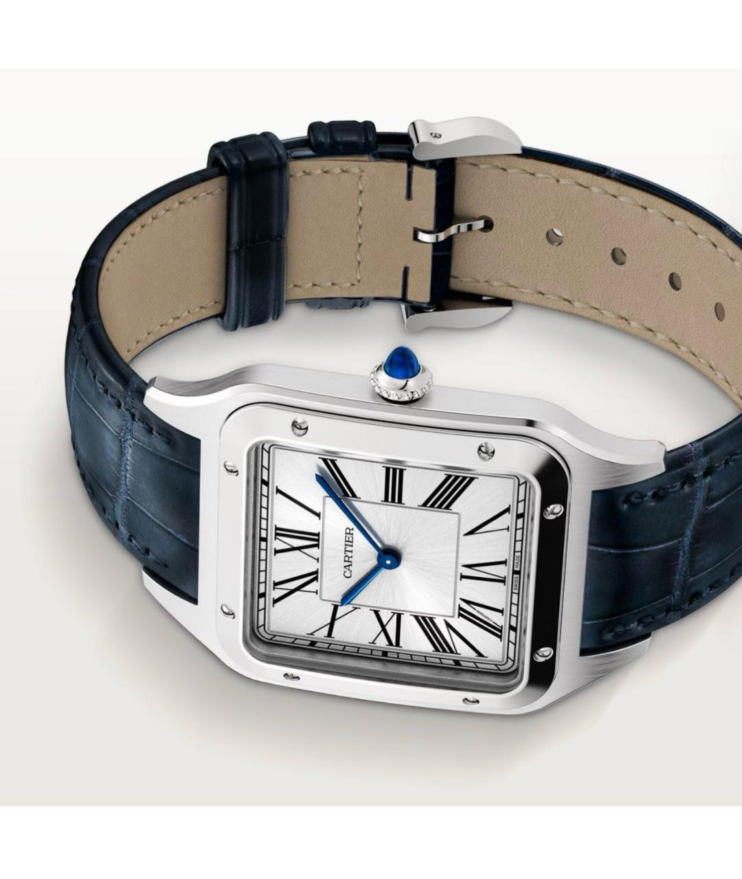 CARTIER Темно-синие часы, фото 7