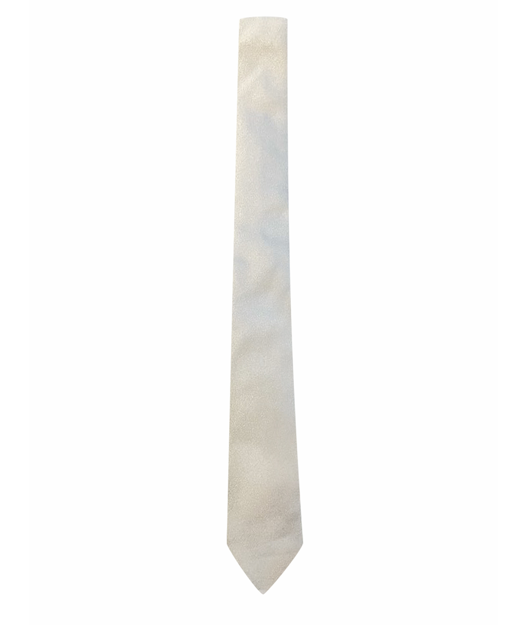 DOLCE&GABBANA Серебрянный шелковый галстук, фото 1