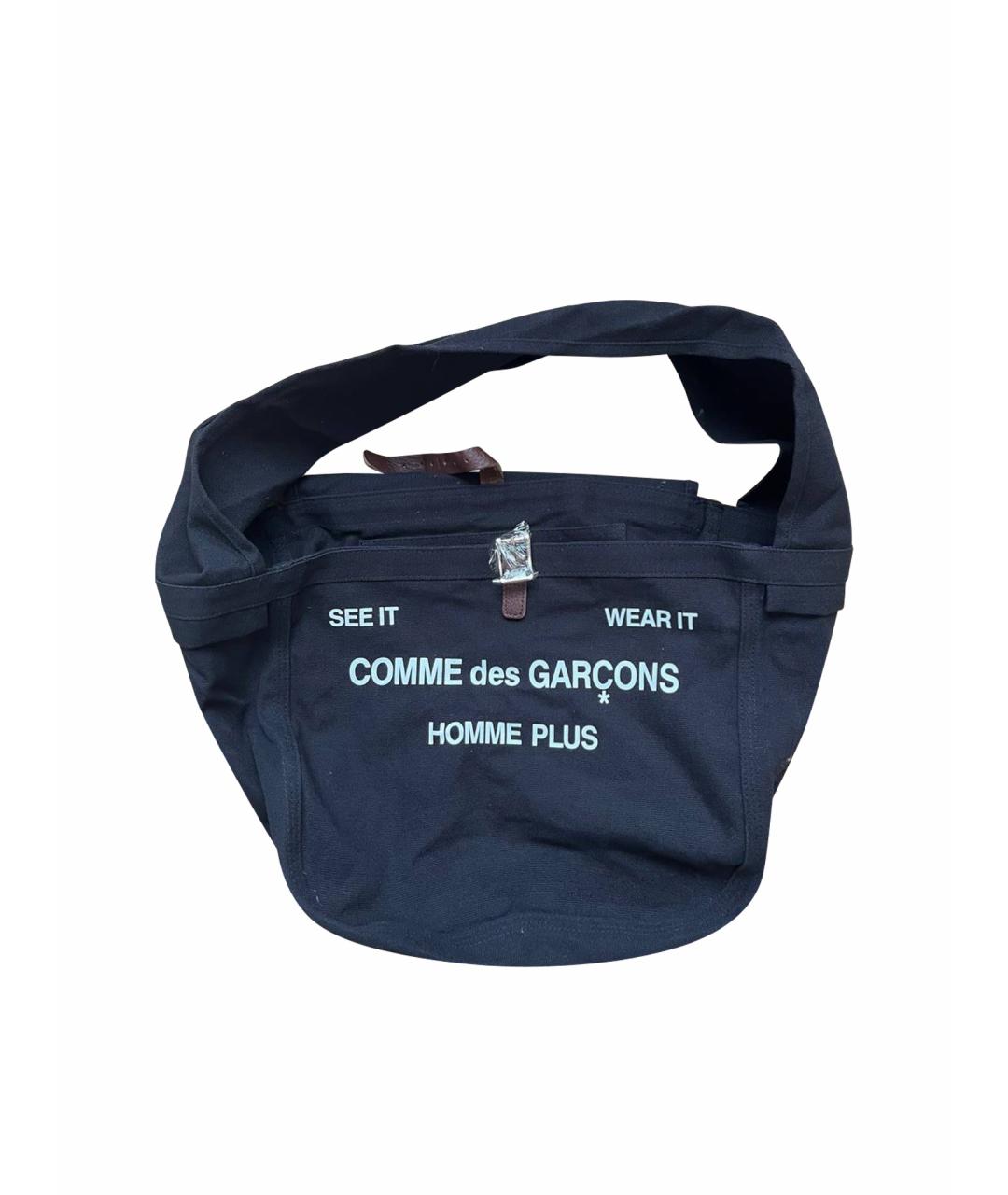 COMME DES GARÇONS HOMME PLUS Черная деним сумка через плечо, фото 1