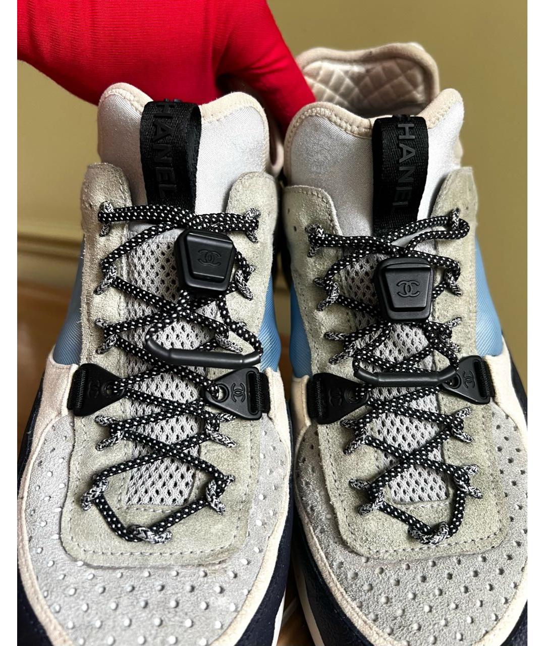 CHANEL Серые кроссовки, фото 2