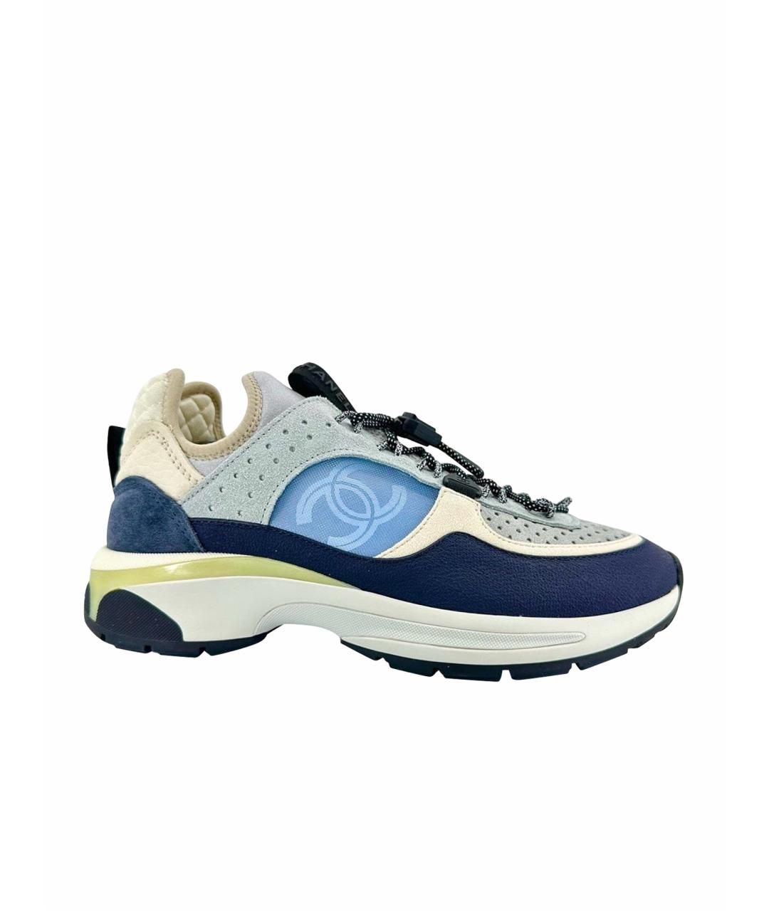 CHANEL Серые кроссовки, фото 1