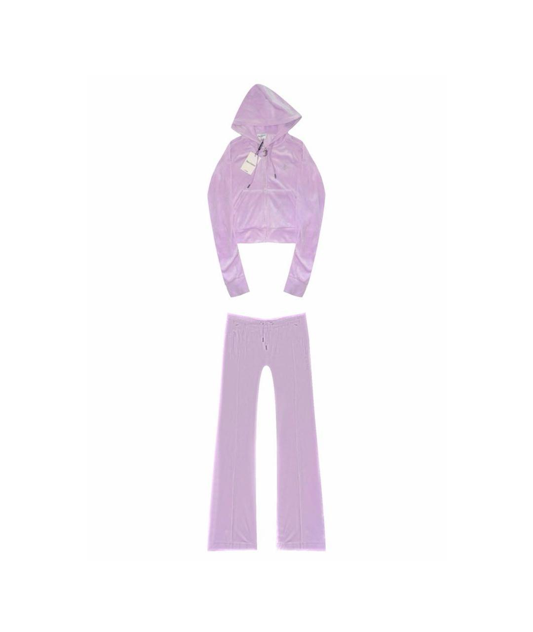 JUICY COUTURE Фиолетовый полиэстеровый спортивные костюмы, фото 1