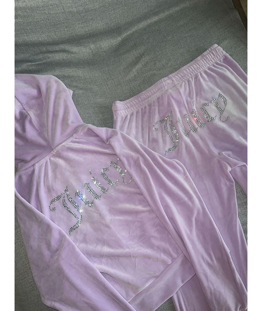 JUICY COUTURE Фиолетовый полиэстеровый спортивные костюмы, фото 2