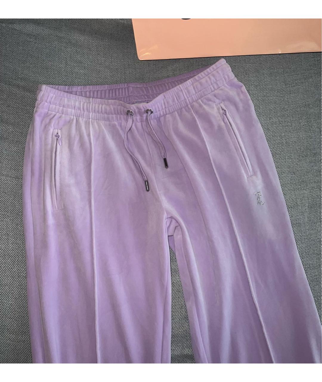 JUICY COUTURE Фиолетовый полиэстеровый спортивные костюмы, фото 6