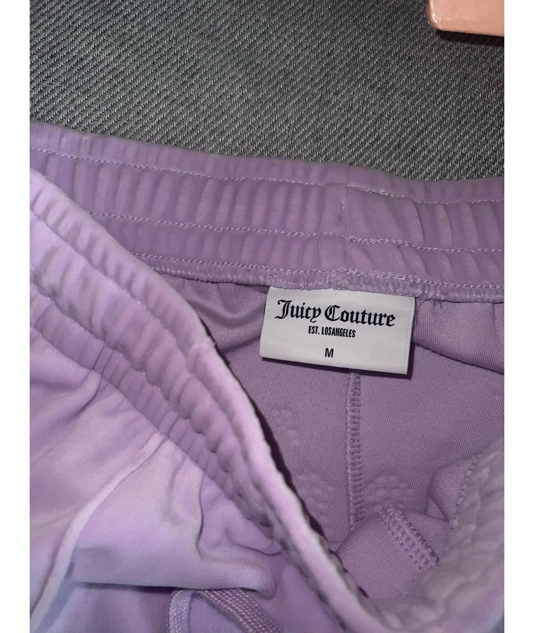 JUICY COUTURE Фиолетовый полиэстеровый спортивные костюмы, фото 8