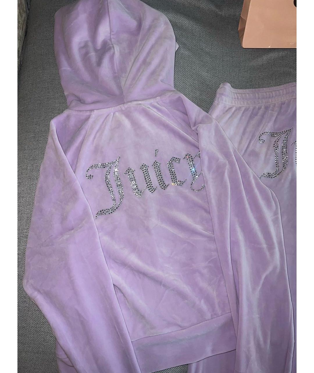JUICY COUTURE Фиолетовый полиэстеровый спортивные костюмы, фото 3