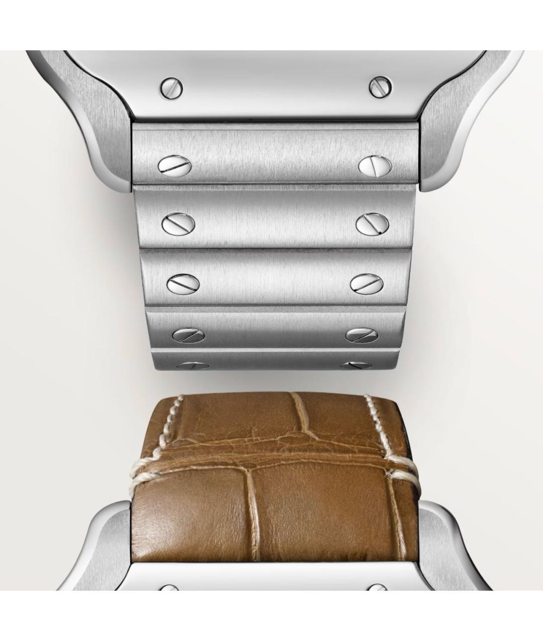 CARTIER Коричневые часы, фото 3