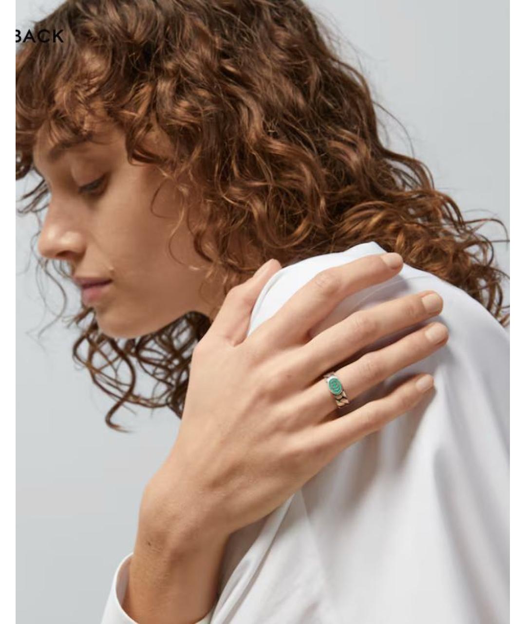 GUCCI Зеленые серебряное кольцо, фото 8