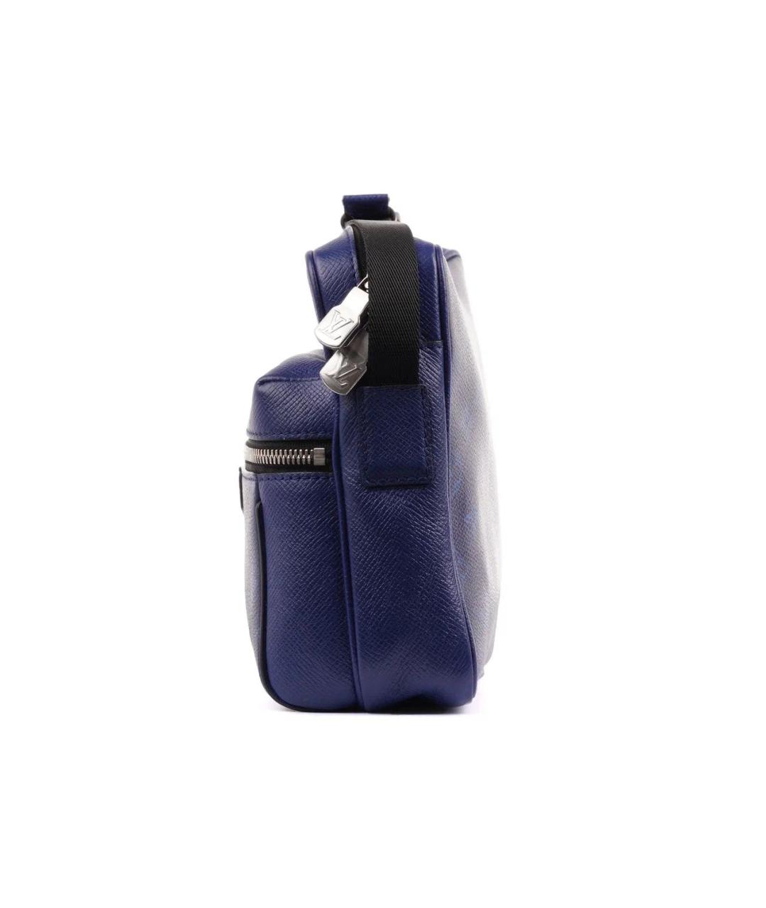 LOUIS VUITTON Синяя кожаная сумка на плечо, фото 6