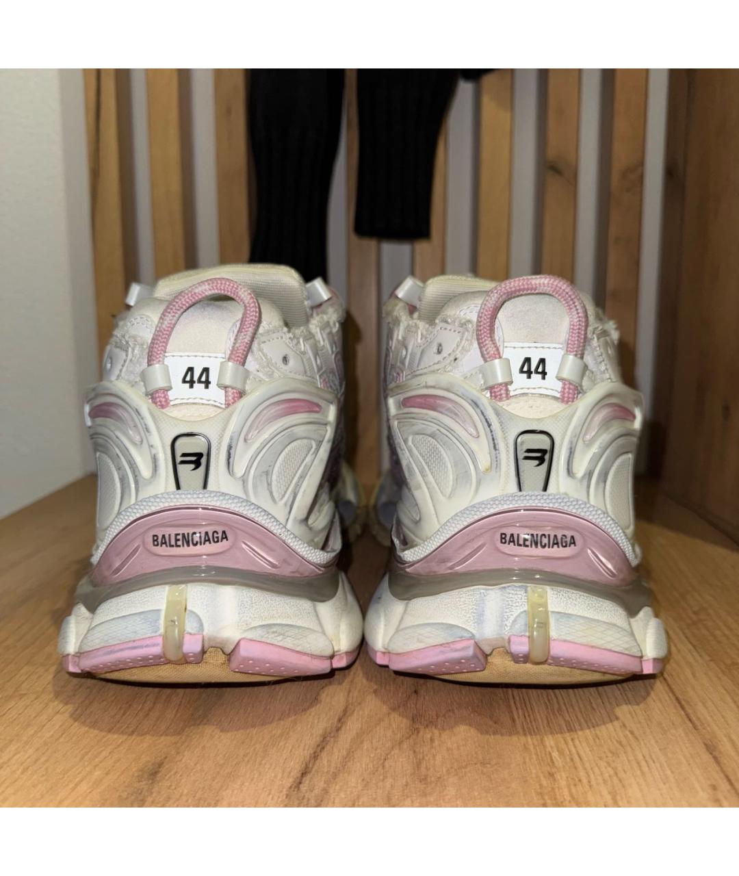 BALENCIAGA Розовые высокие кроссовки / кеды, фото 4