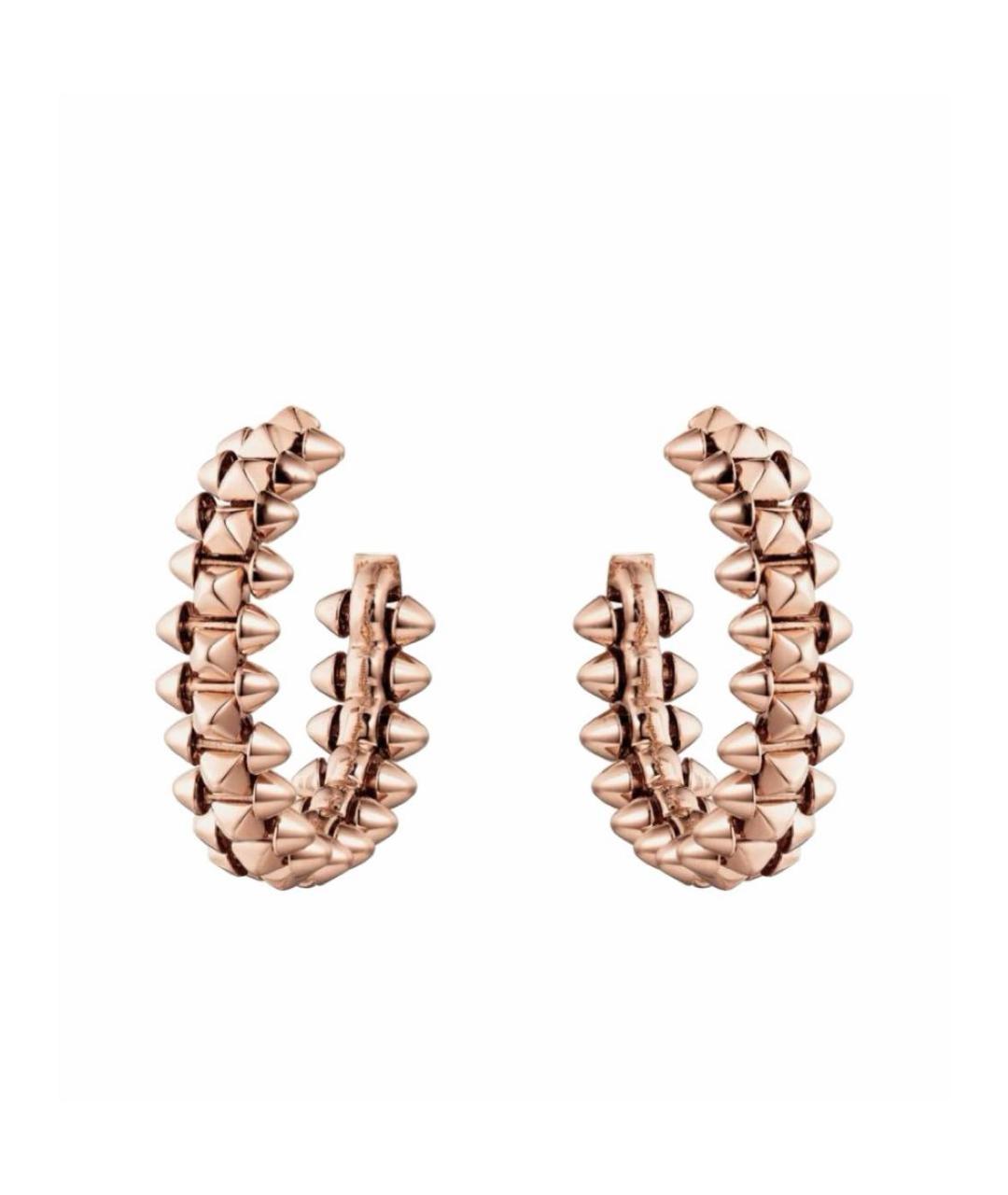 CARTIER Золотые серьги из розового золота, фото 1