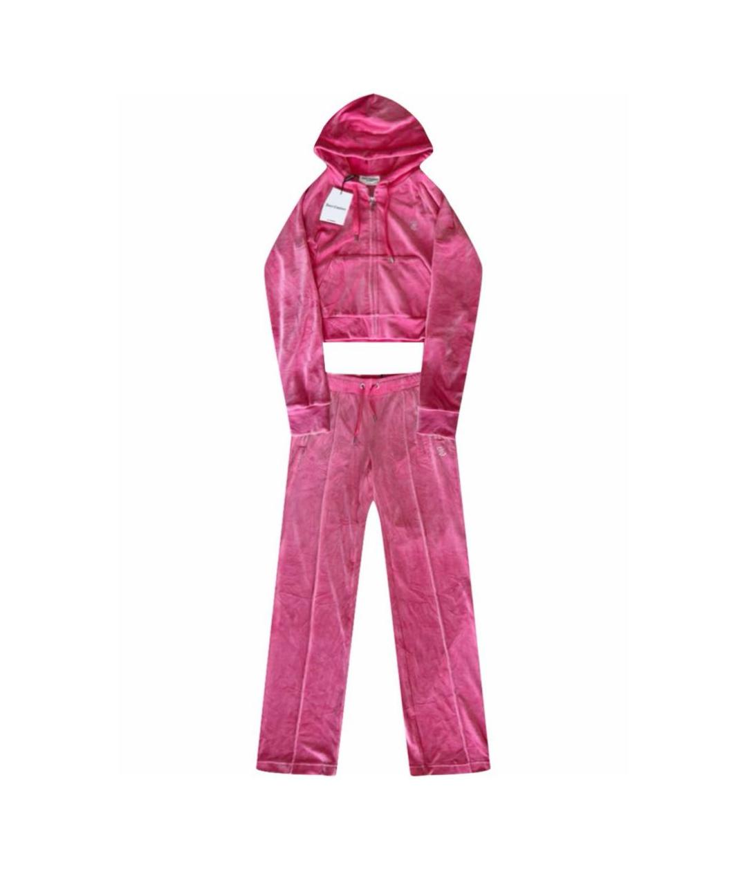 JUICY COUTURE Розовый полиэстеровый спортивные костюмы, фото 1