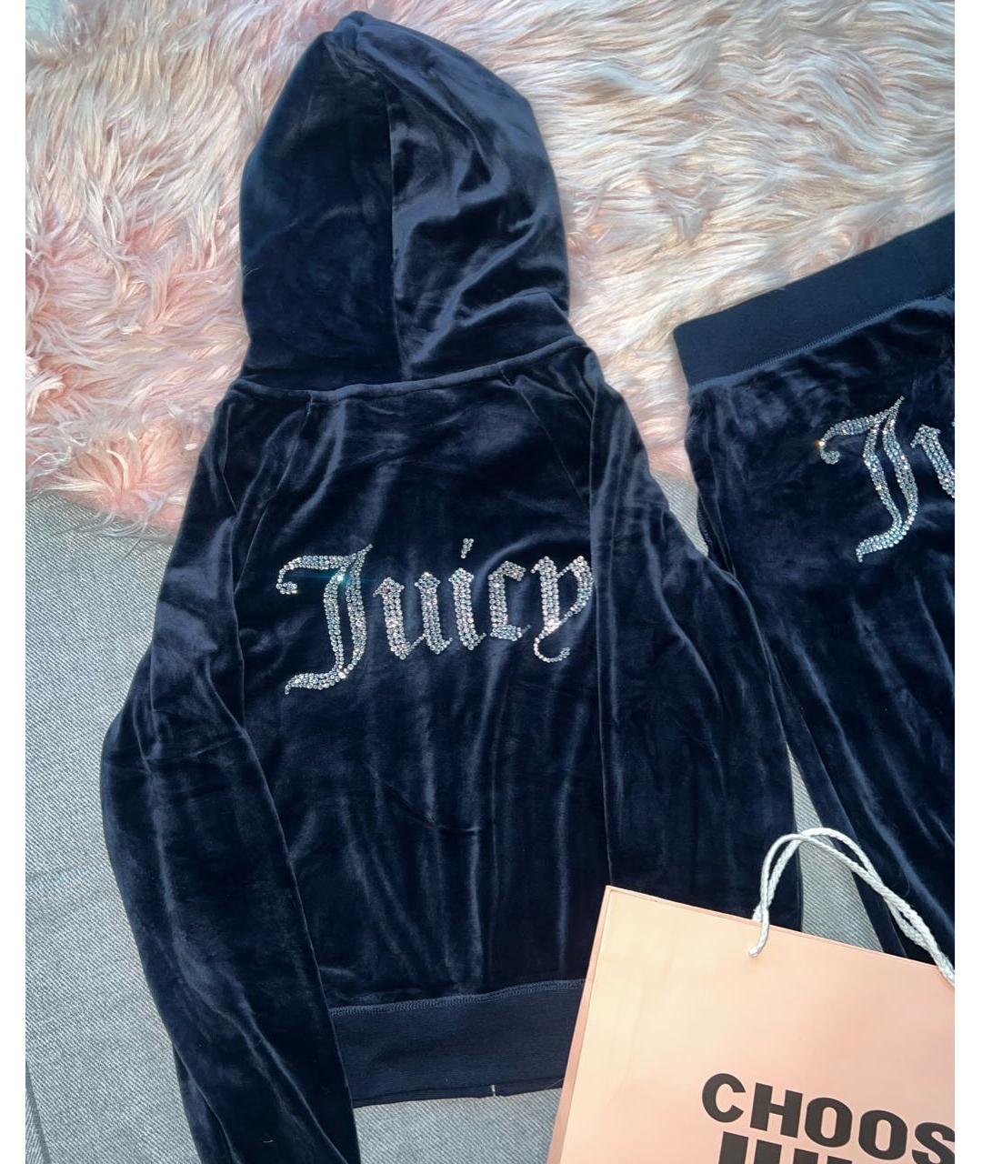JUICY COUTURE Темно-синий полиэстеровый спортивные костюмы, фото 2