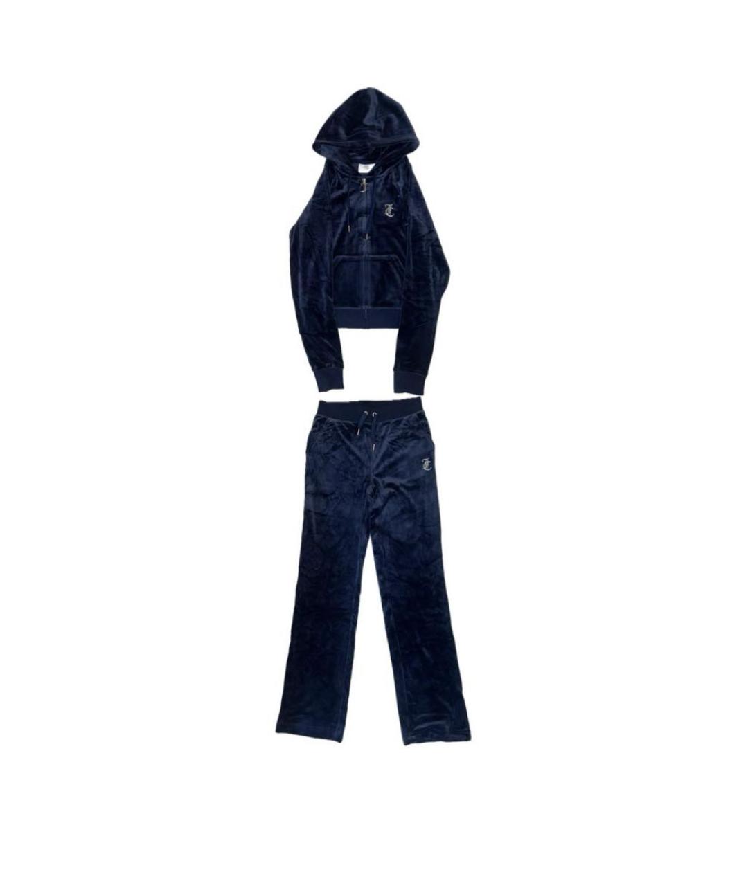 JUICY COUTURE Темно-синий полиэстеровый спортивные костюмы, фото 1