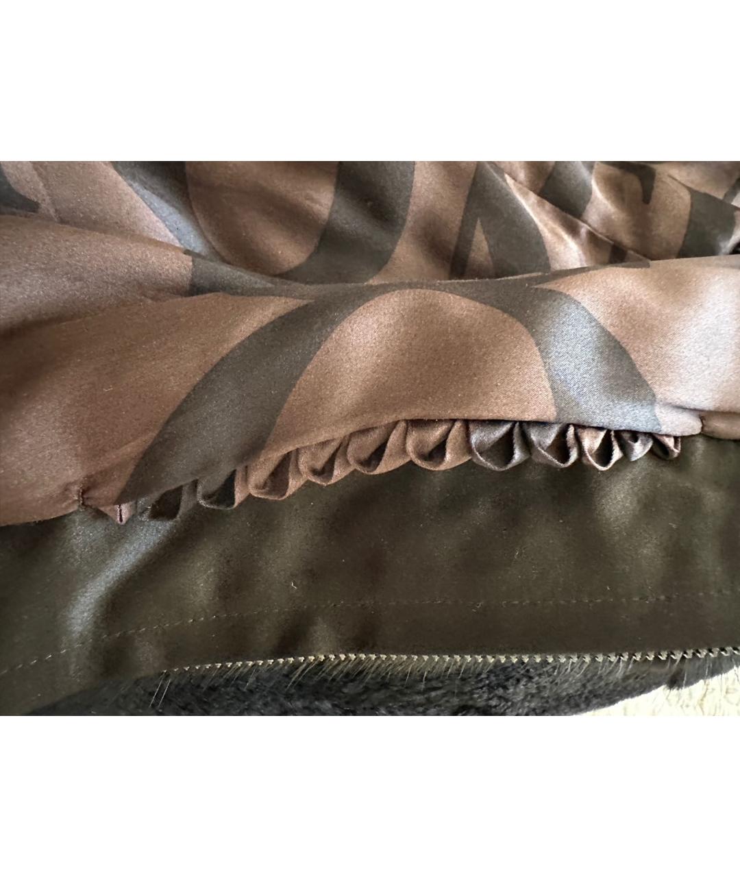 VALENTINO Черная меховая шуба, фото 6