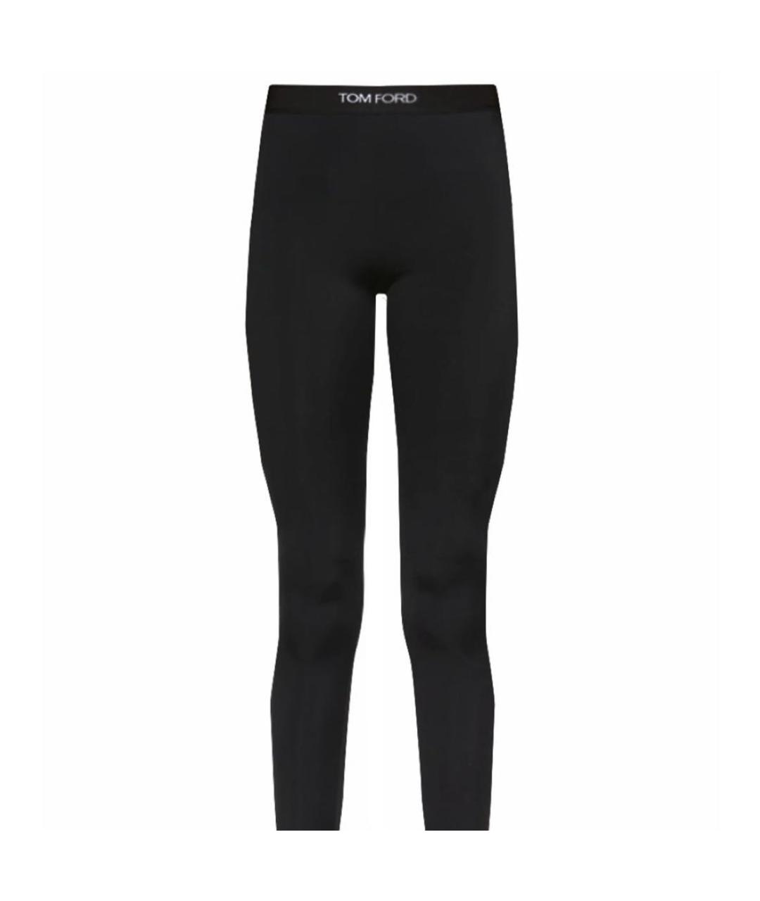 TOM FORD Черные леггинсы и велосипедки, фото 1