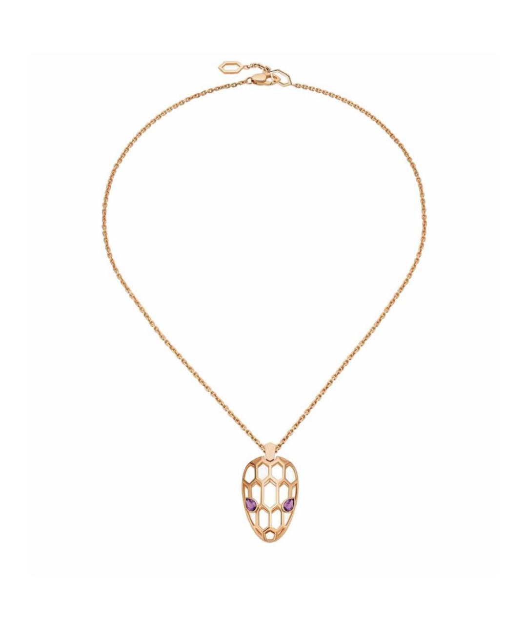 BVLGARI Золотое колье из розового золота, фото 1