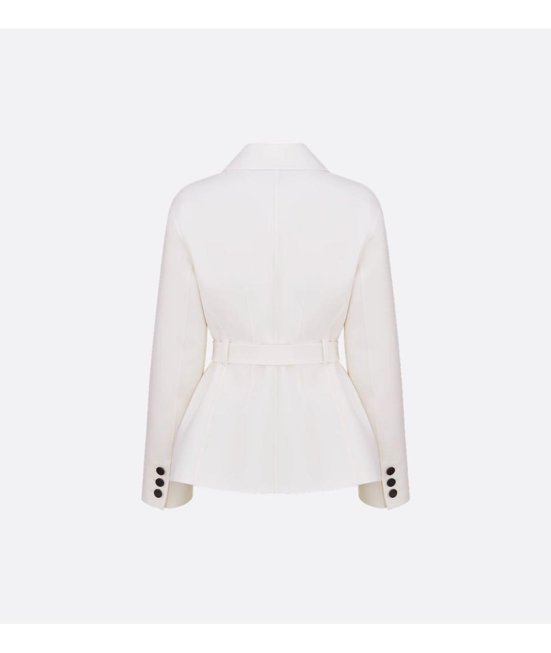 CHRISTIAN DIOR Белая шерстяная куртка, фото 3