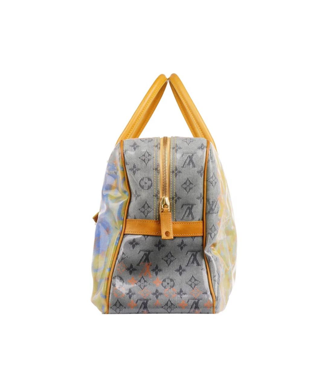 LOUIS VUITTON Желтая дорожная/спортивная сумка, фото 5