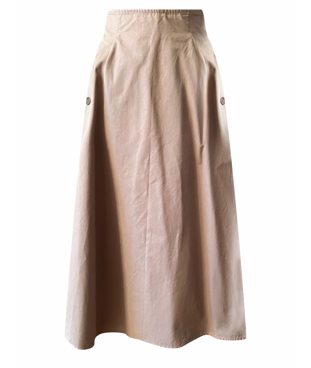 BOTTEGA VENETA Серая хлопковая юбка макси, фото 1