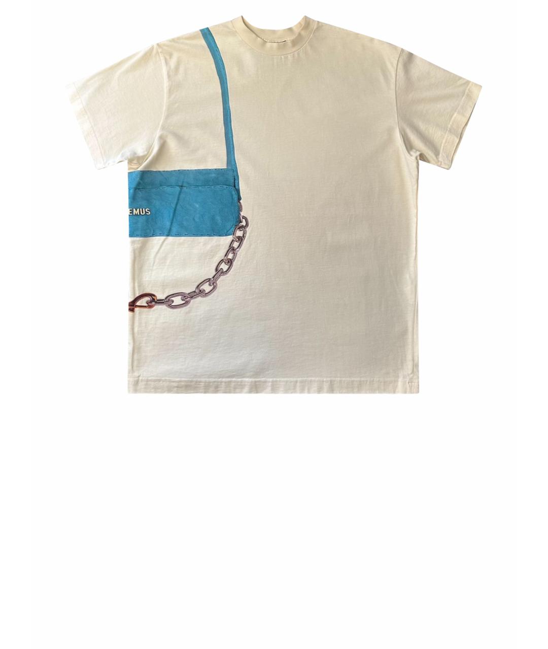 JACQUEMUS Мульти хлопковая футболка, фото 1