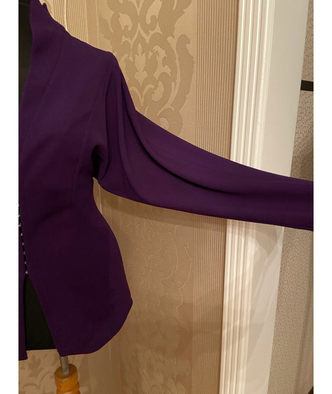 PLEIN SUD Фиолетовый жакет/пиджак, фото 4