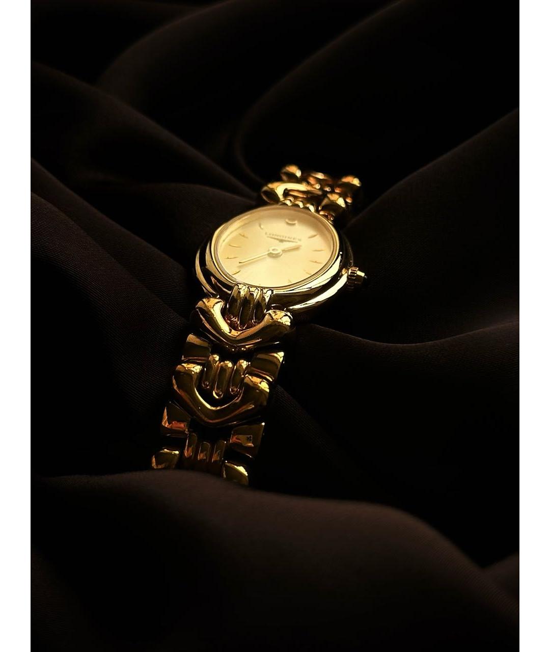 LONGINES Золотые позолоченные часы, фото 4