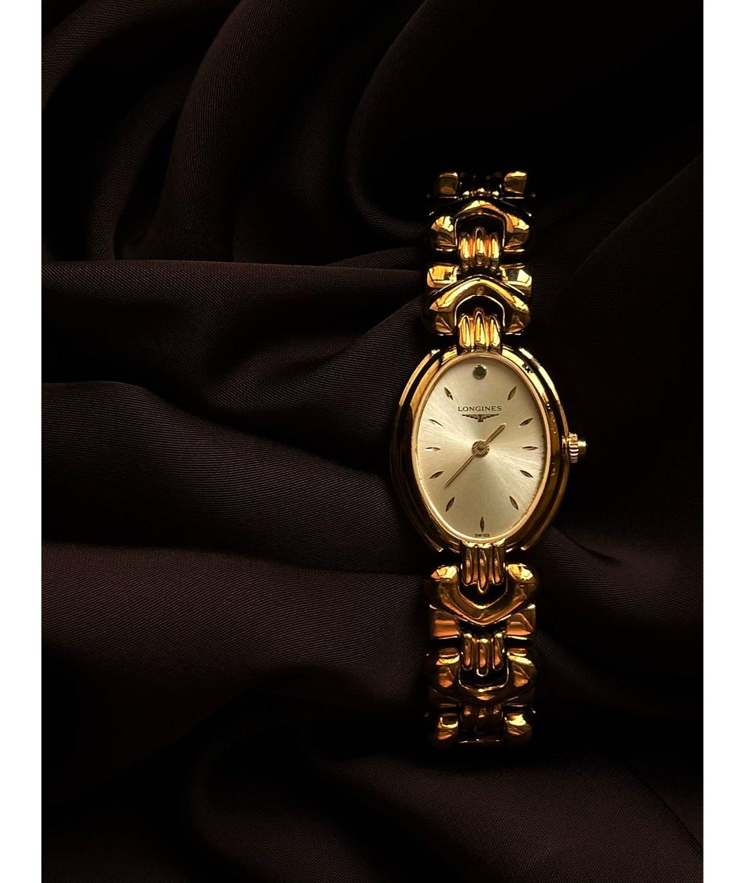 LONGINES Золотые позолоченные часы, фото 2