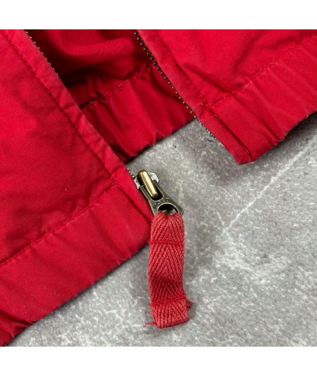 POLO RALPH LAUREN Красная хлопковая куртка, фото 6
