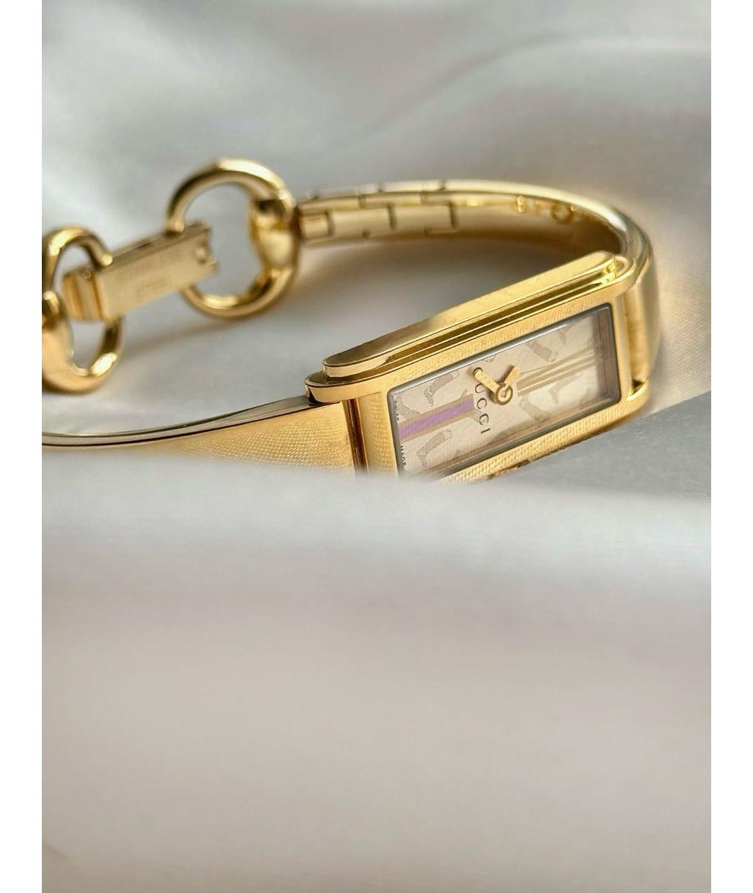 GUCCI Золотые позолоченные часы, фото 2