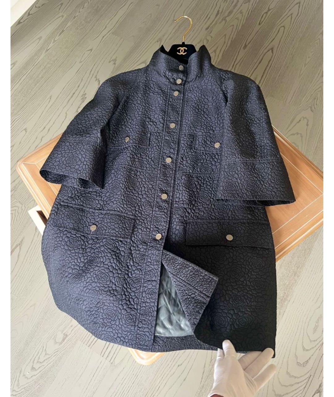 CHANEL Черный тренч/плащ, фото 3