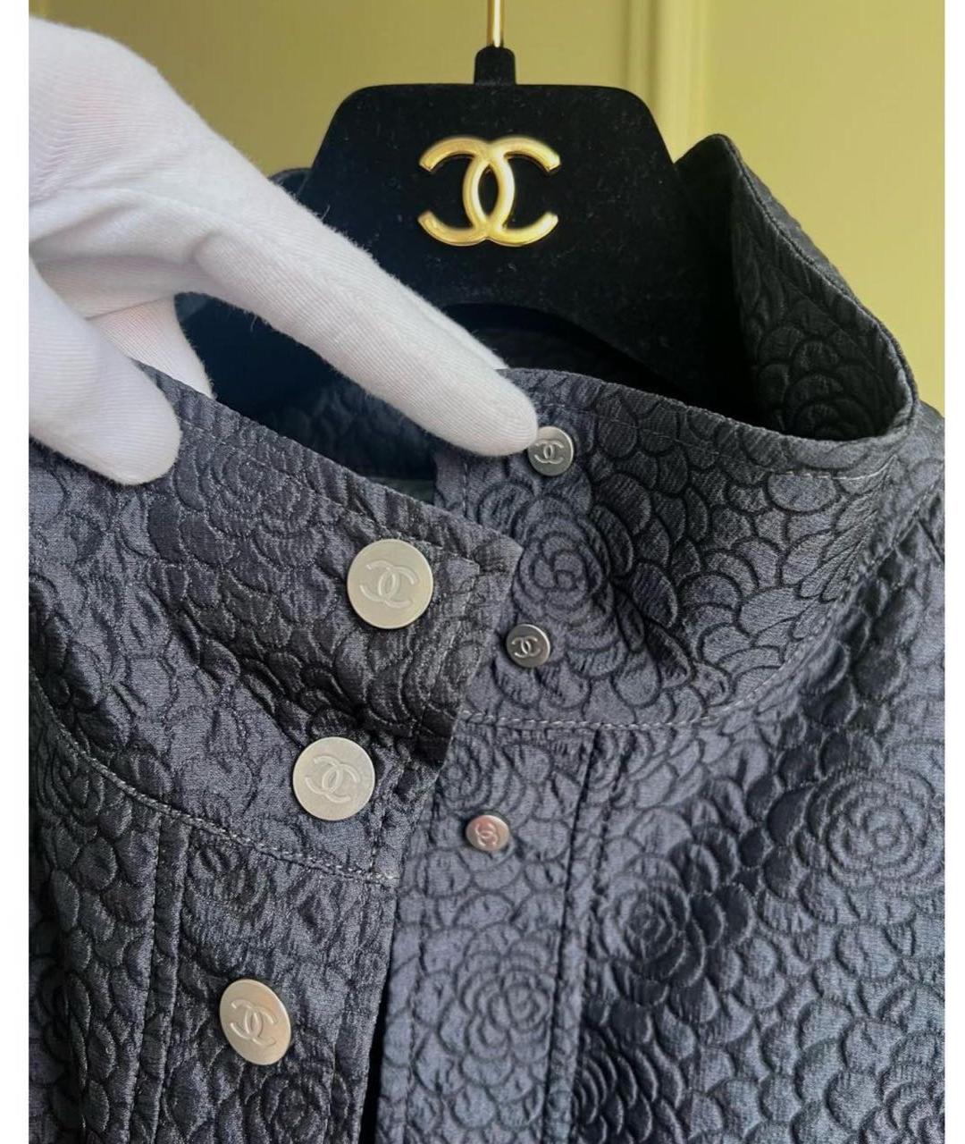 CHANEL Черный тренч/плащ, фото 5
