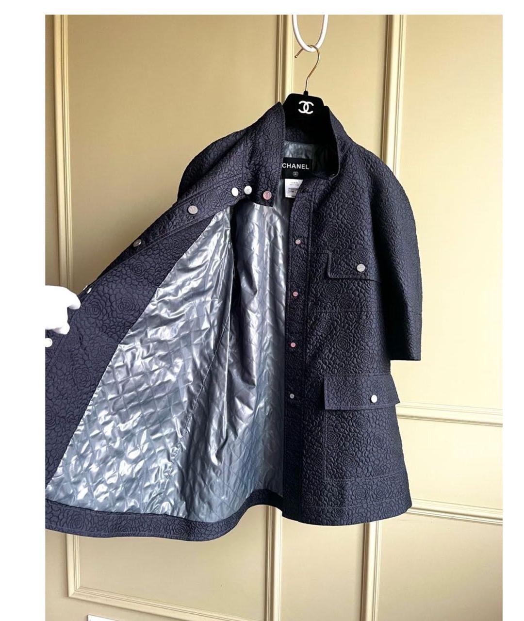 CHANEL Черный тренч/плащ, фото 4