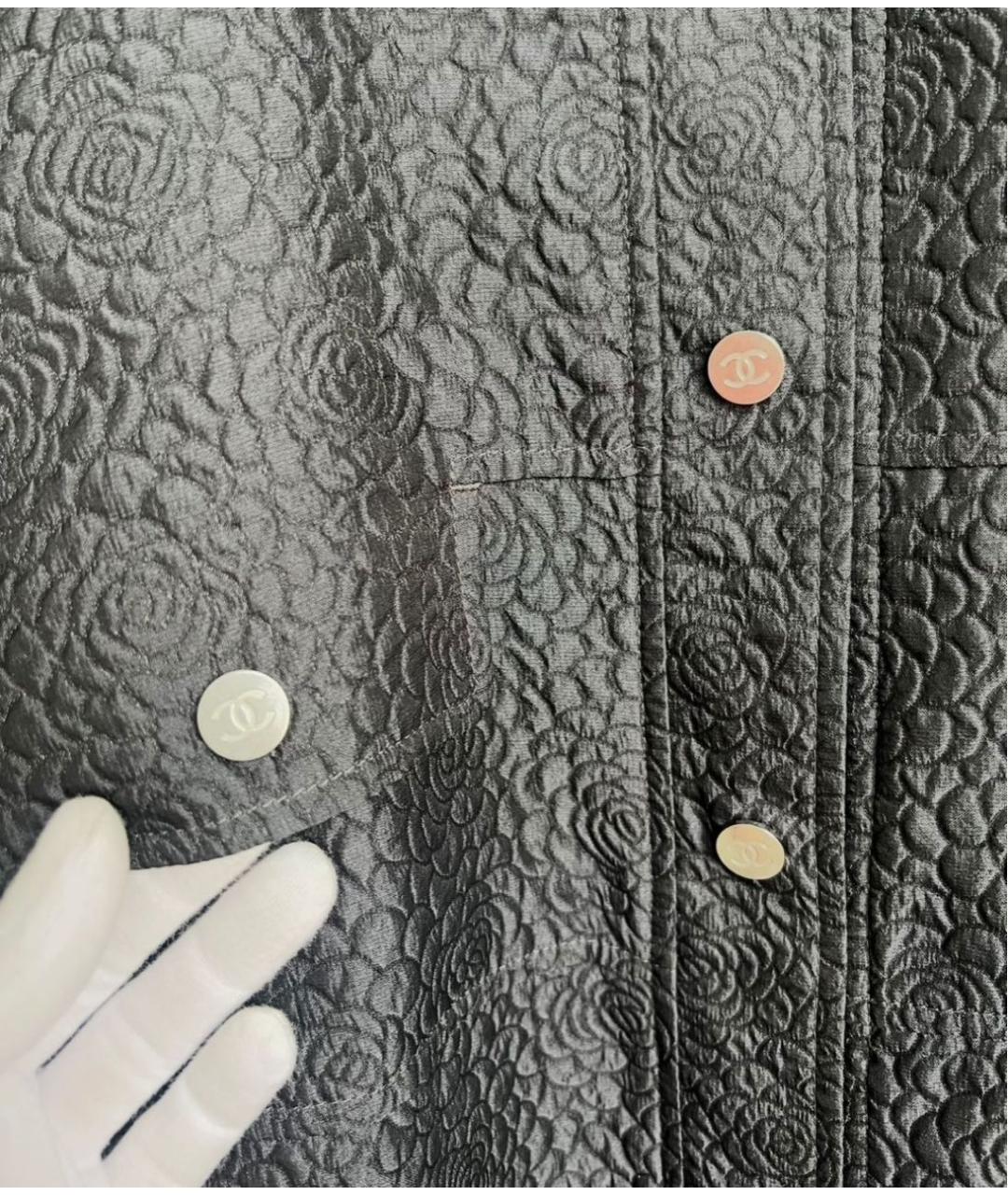 CHANEL Черный тренч/плащ, фото 2