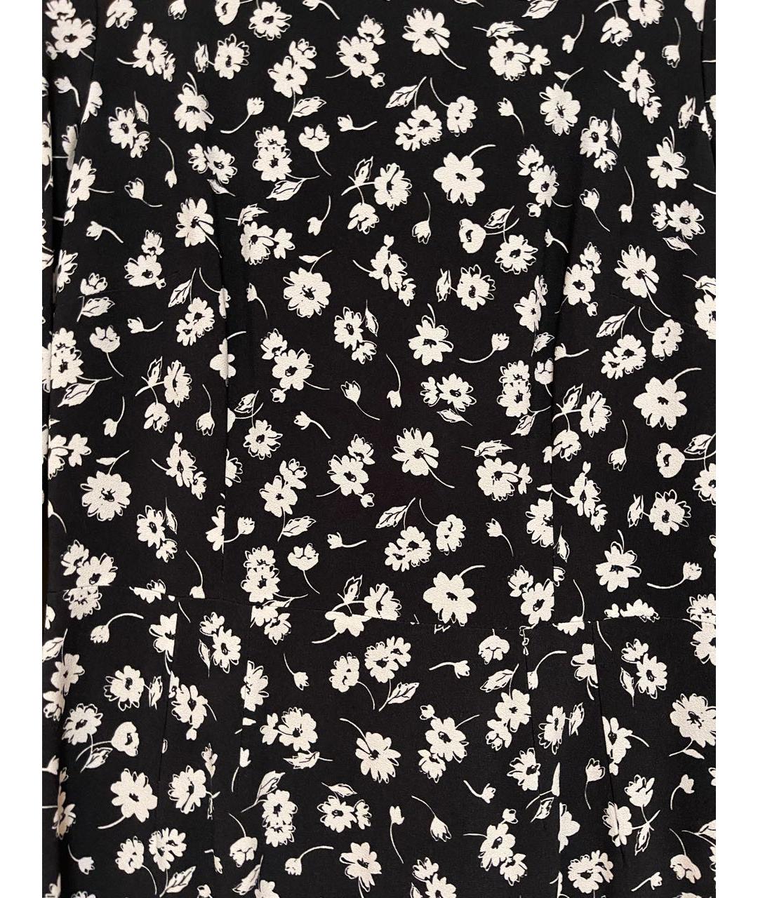 DOLCE&GABBANA Черное вискозное повседневное платье, фото 3