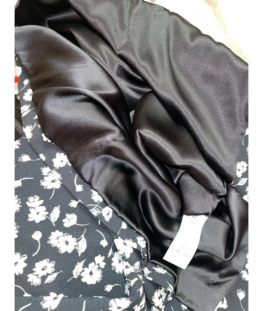 DOLCE&GABBANA Черное вискозное повседневное платье, фото 6