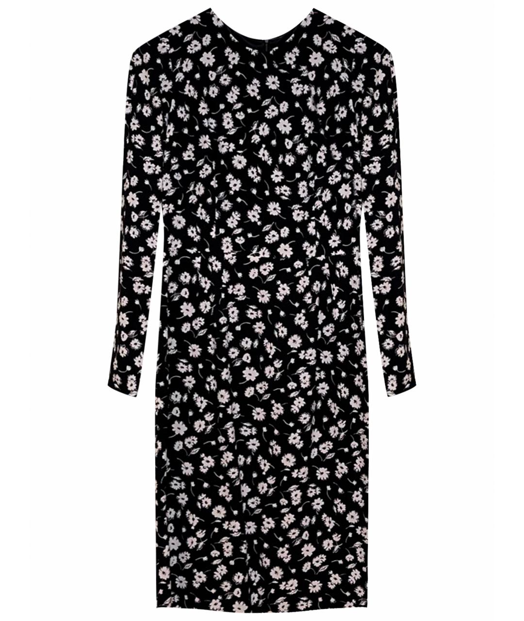 DOLCE&GABBANA Черное вискозное повседневное платье, фото 1