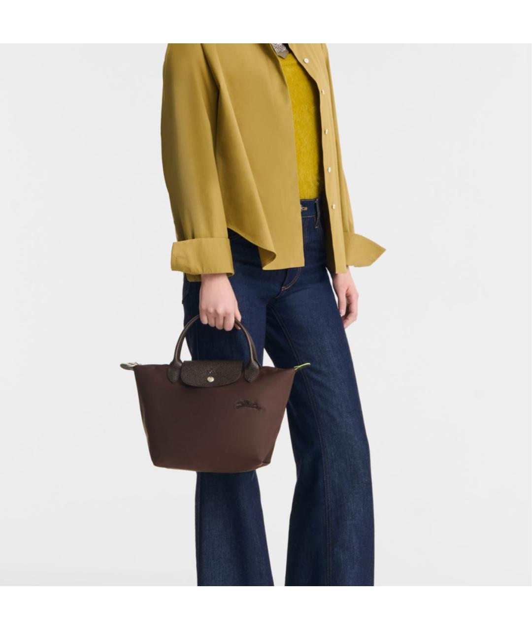 LONGCHAMP Коричневая сумка тоут, фото 2